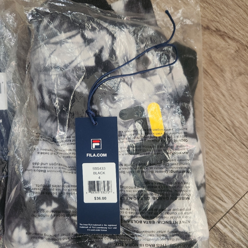 NWT FILA Tie Dye Shorts & Tee Matching Set Size 4 - Picture 11 of 11